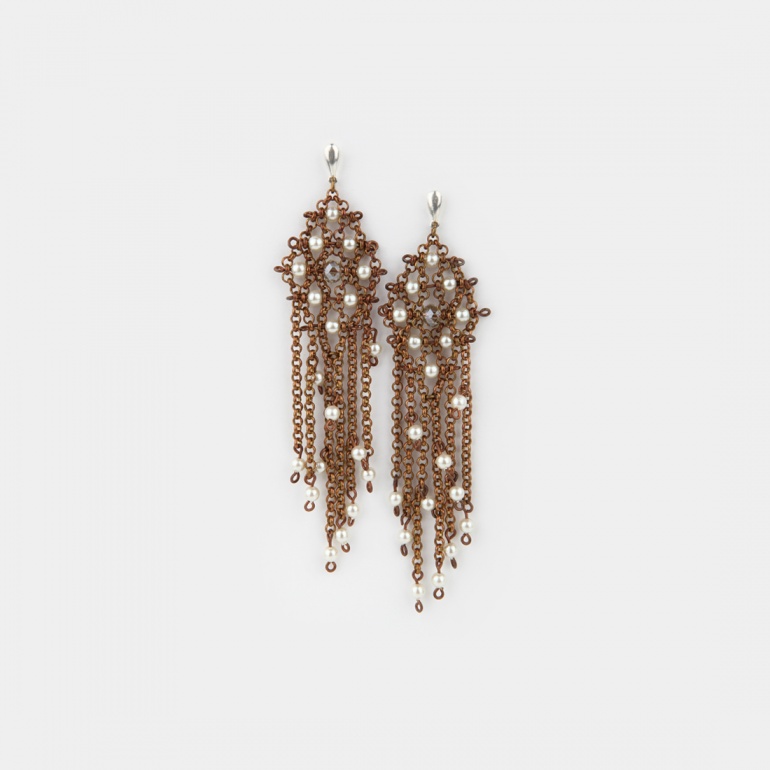 Earrings Chains&Co 2 Brass