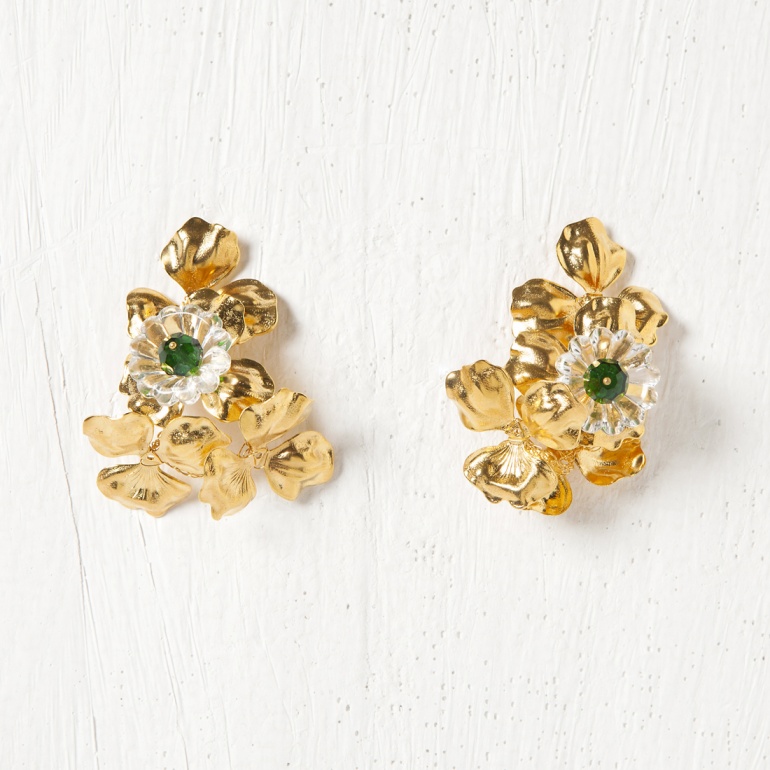 Earrings Clover Flower