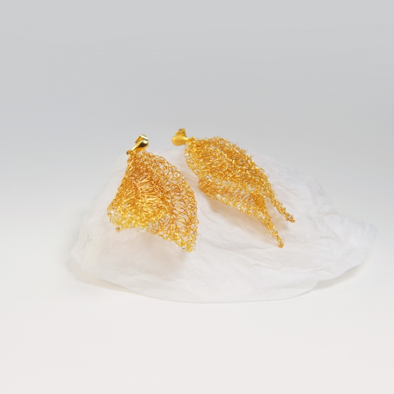 Earrings Leaves 2