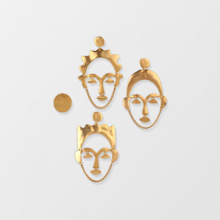 Earrings Faces