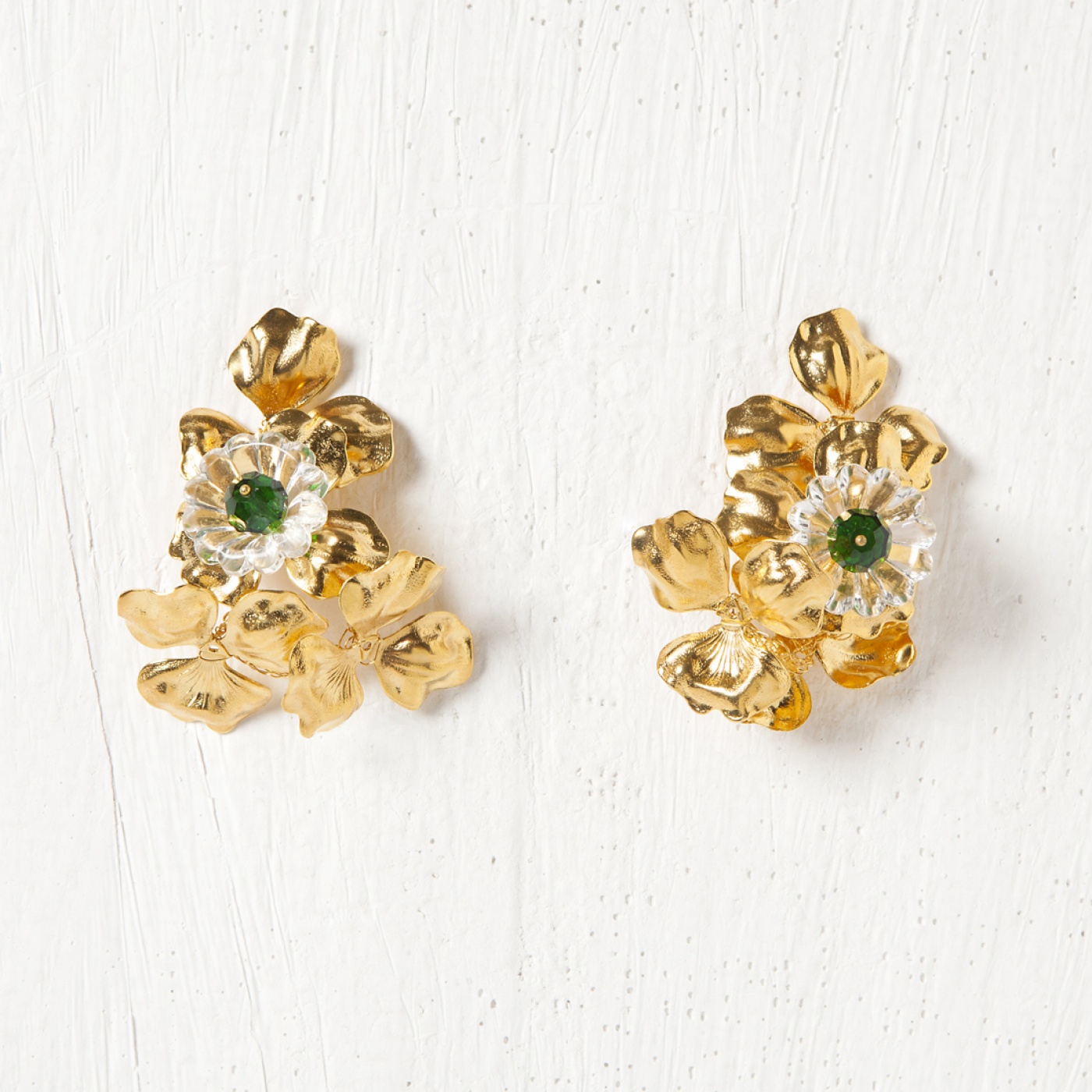 Nounzein Earrings Clover Flower