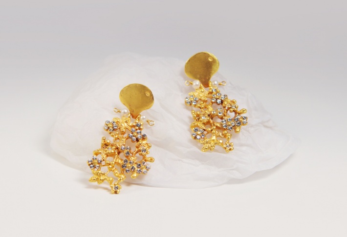 Earrings Floralies 2 Swarovski