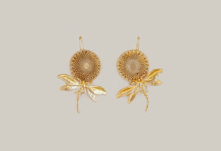 Earrings Bouton d'Or 2