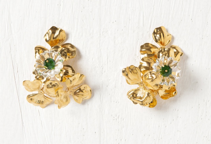 Earrings Clover Flower