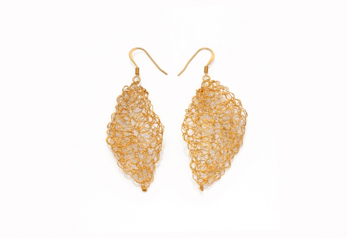 Earrings Leaves 1