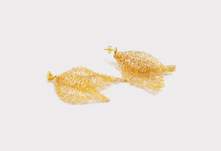 Earrings Leaves 2