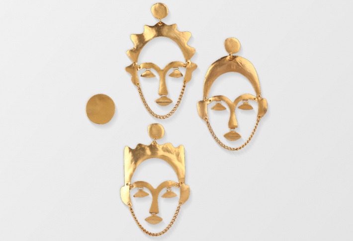 Earrings Faces