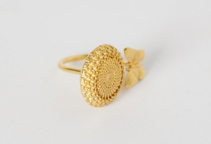 Ring Bouton D'or