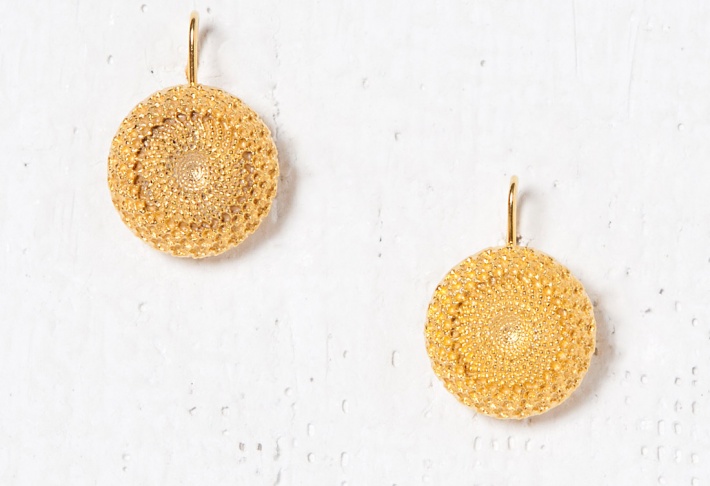 Earrings Bouton D'or